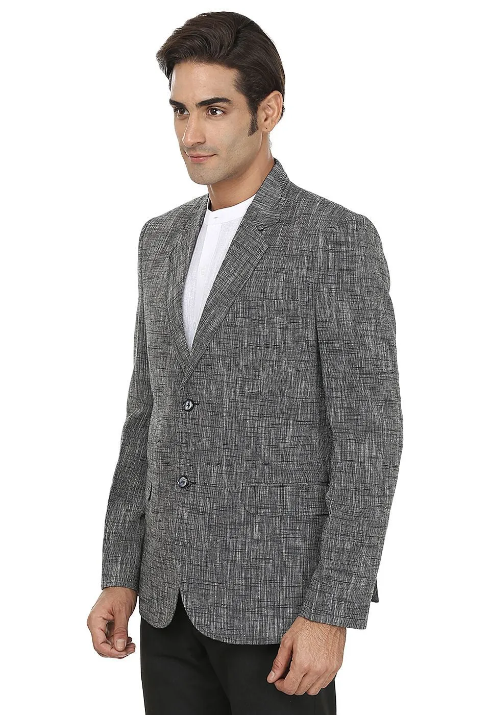 Linen Black Blazer