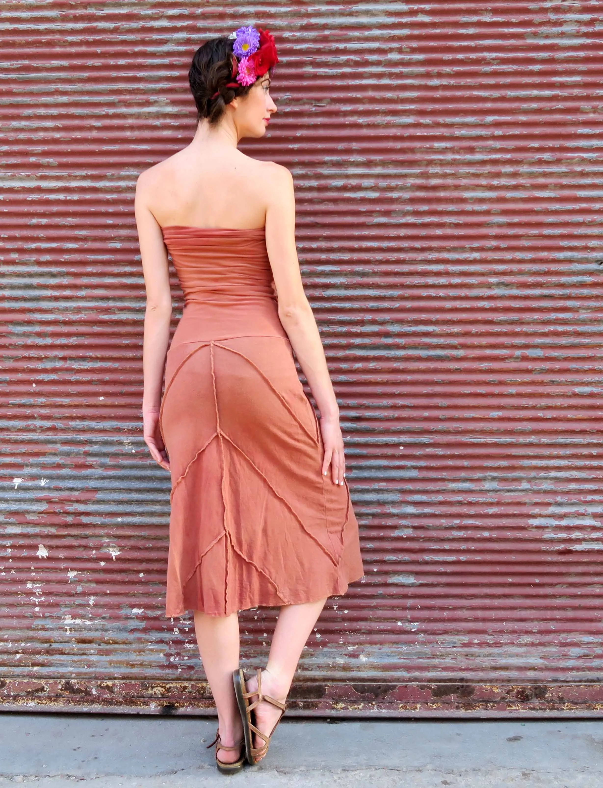 Love Me 2 Times Flora Below Knee Dress