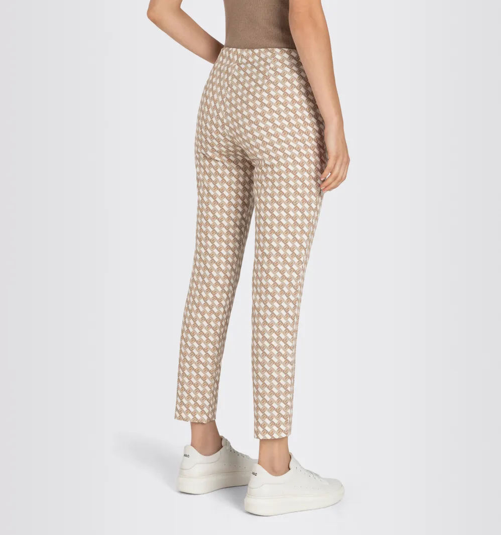 Mac Women's Anna Pants - Lt. Camel Print