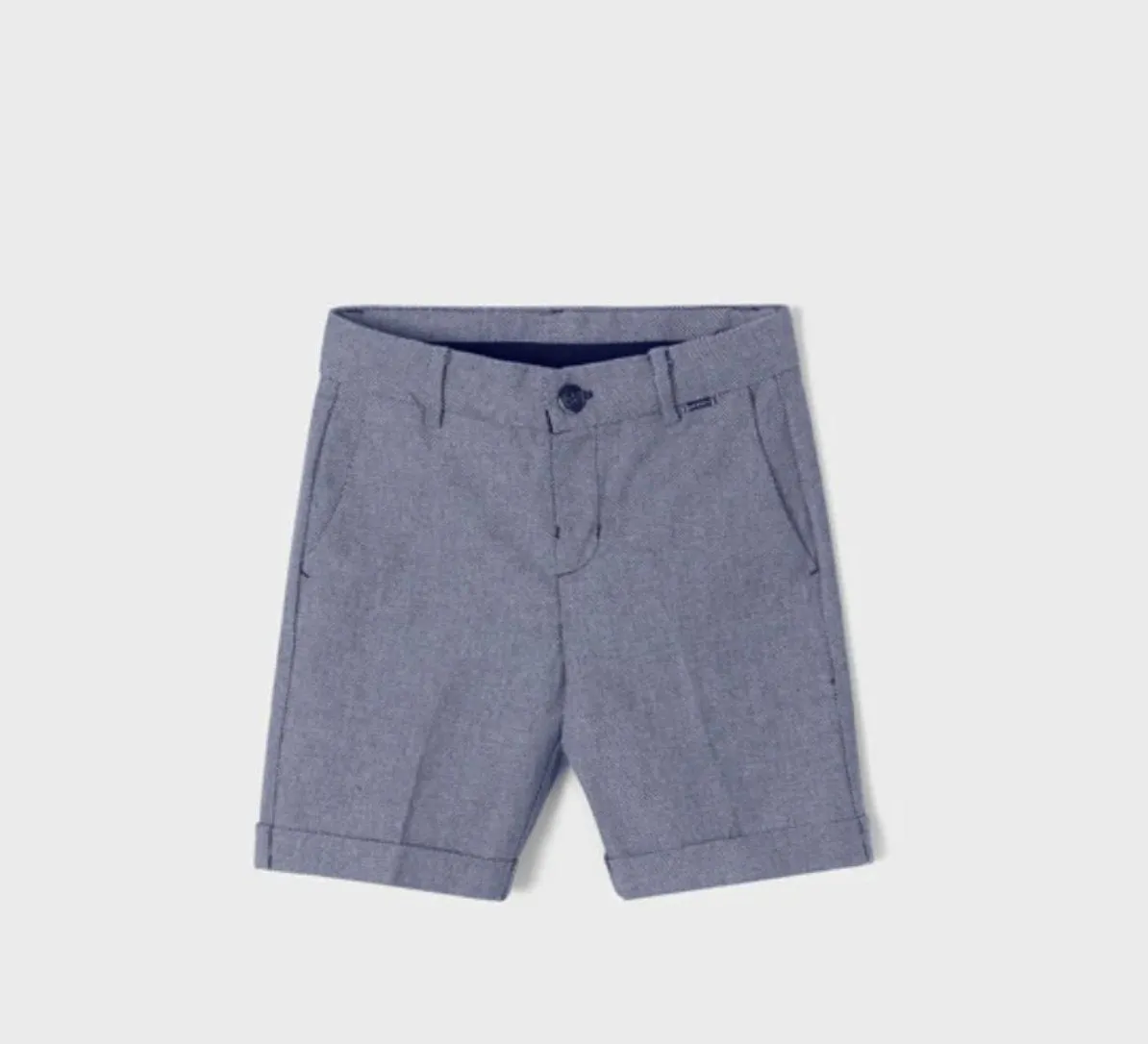 Mayoral Boys Blue Tailored Linen Vest AND Dress Shorts