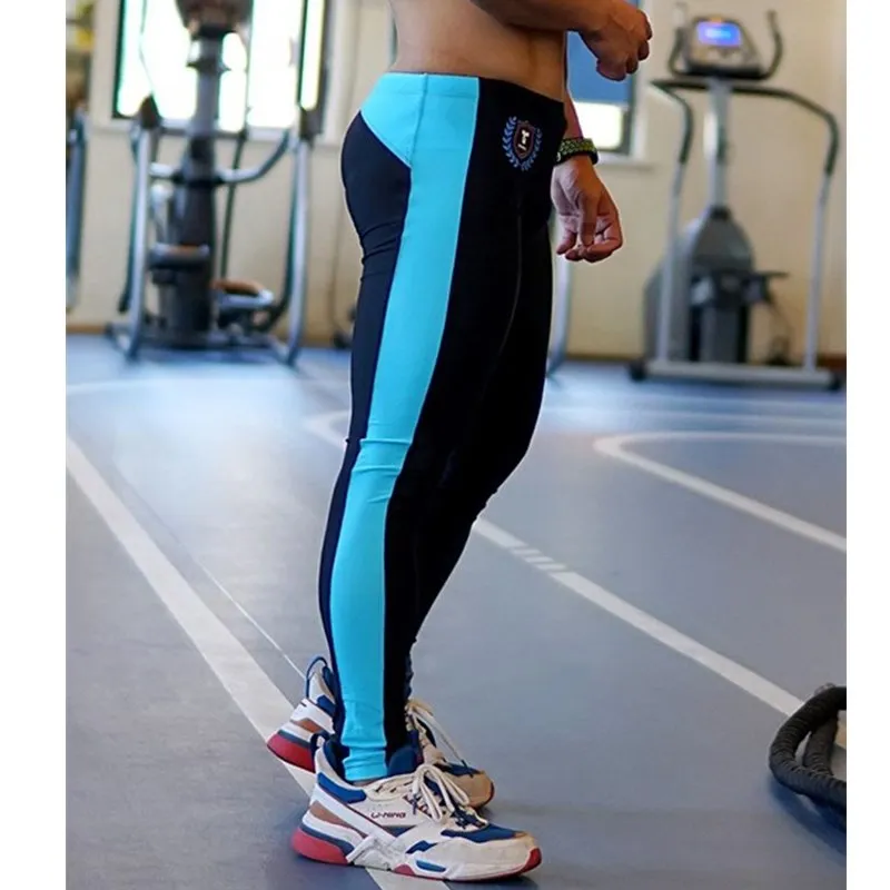 Men's Running Tights fitness Trousers Compression tight  Athletic Pants Man Workout Leggings Jogger Pants