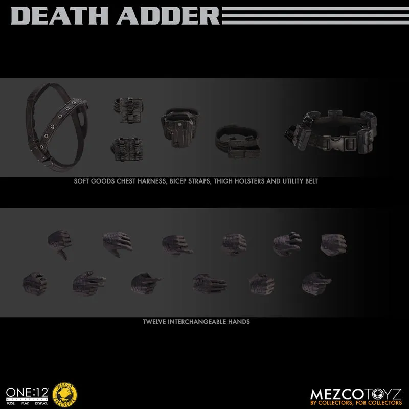 MEZCO One:12 Collective Rumble Society - Death Adder Action Figure (Mezco Exclusive)