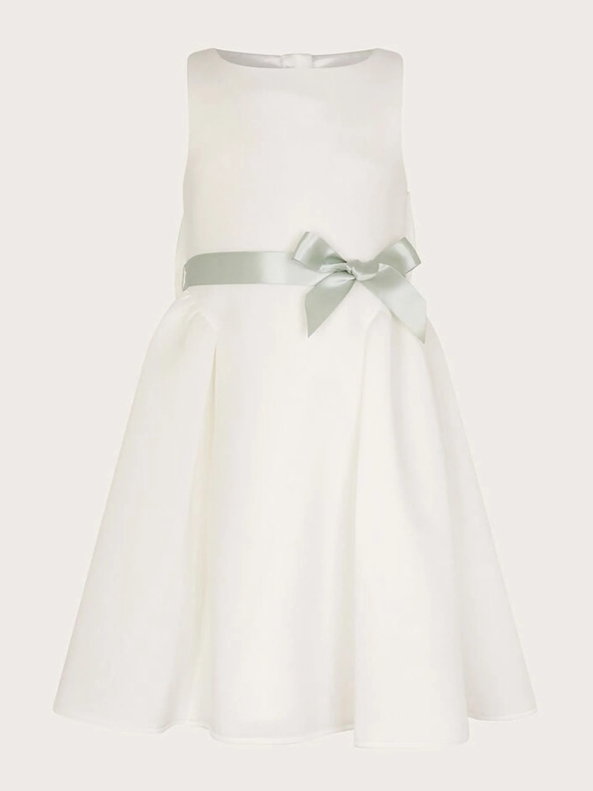 Molly scuba bridesmaid dress ivory