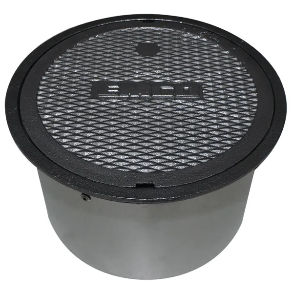 Monitoring Manhole Cover, Round 12" x 24", Cast Iron Lid
