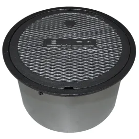Monitoring Manhole Cover, Round 12" x 24", Cast Iron Lid
