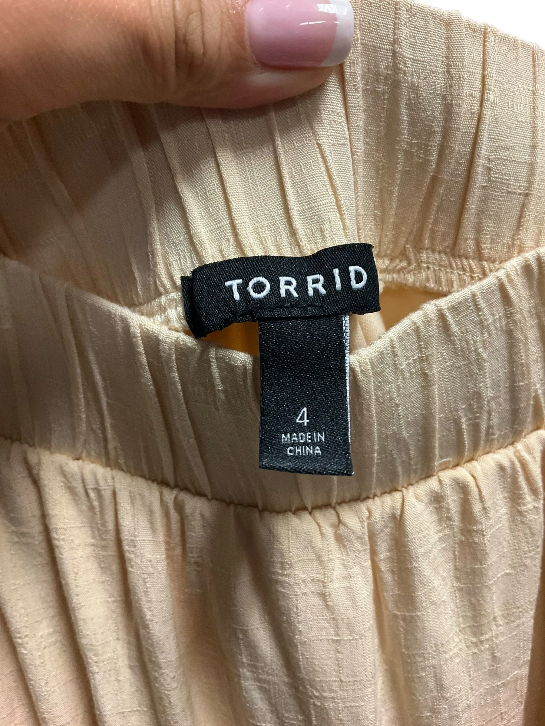 Multi-colored Skirt Midi Torrid, Size 4x