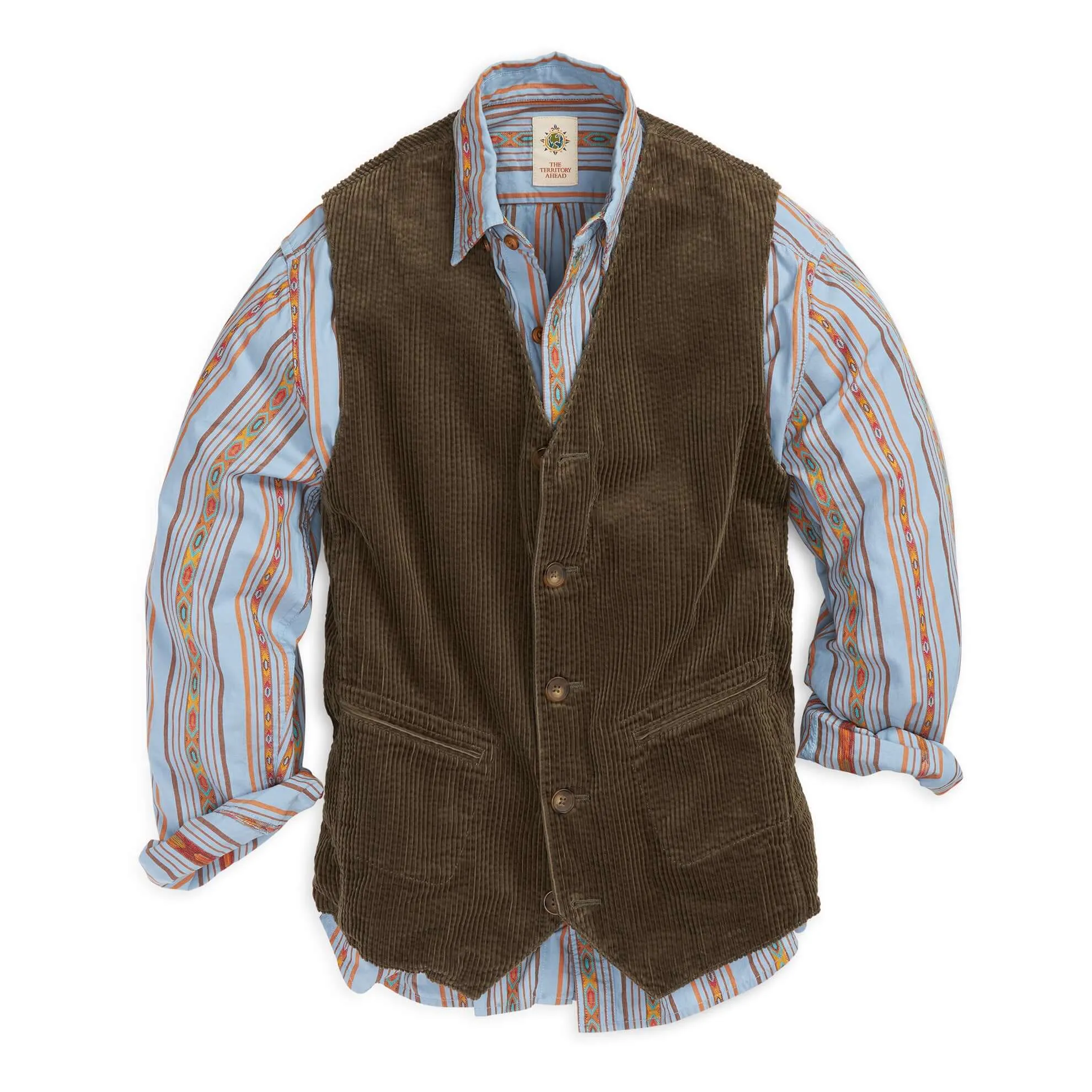 Nutty Wanderer Corduroy Vest - Tall