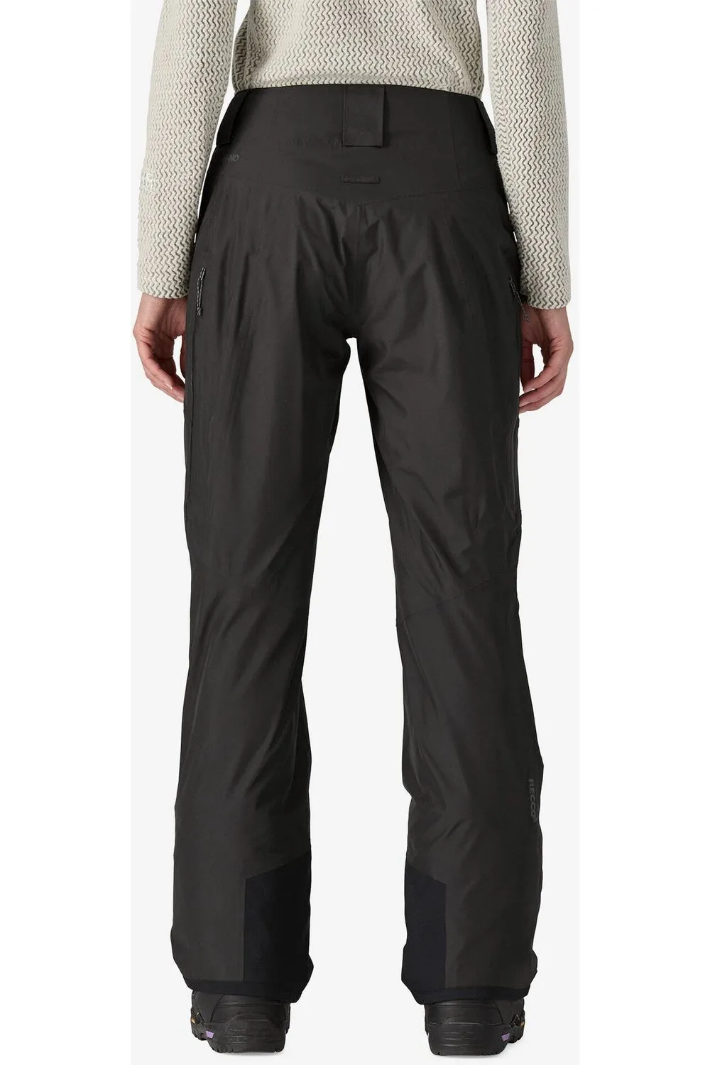 Patagonia Womens Powder Town Snow Pants Black