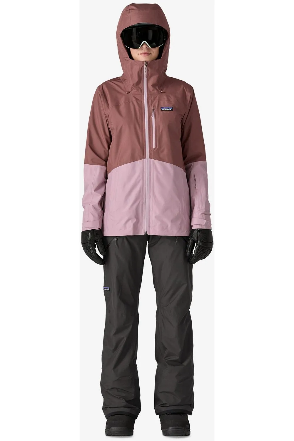 Patagonia Womens Powder Town Snow Pants Black