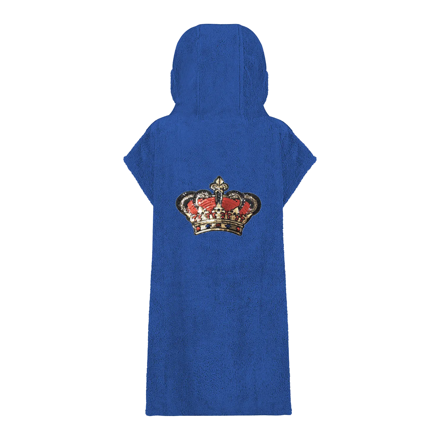 Red Sequin Crown Beach Robe