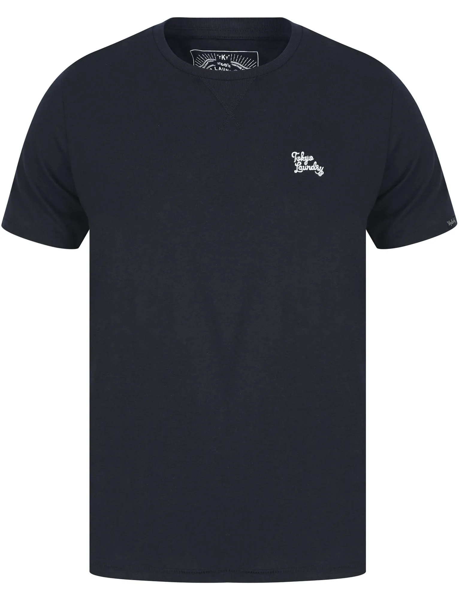 Rexel (3 Pack) Crew Neck Combed Cotton T-Shirts In Tawny Port / White / Navy  - Tokyo Laundry