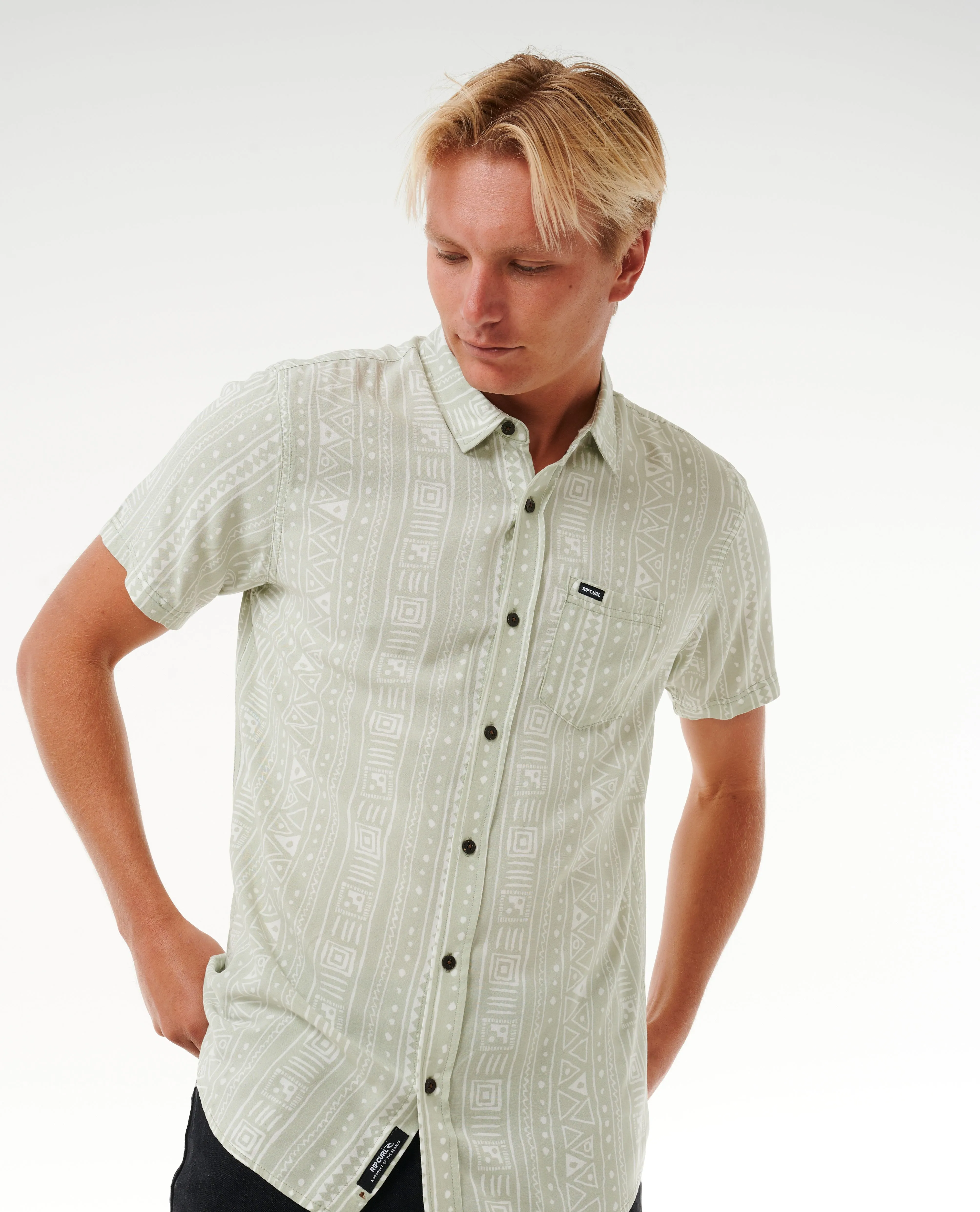 Rip Curl Fun Times S/S Shirt-Mint Haze