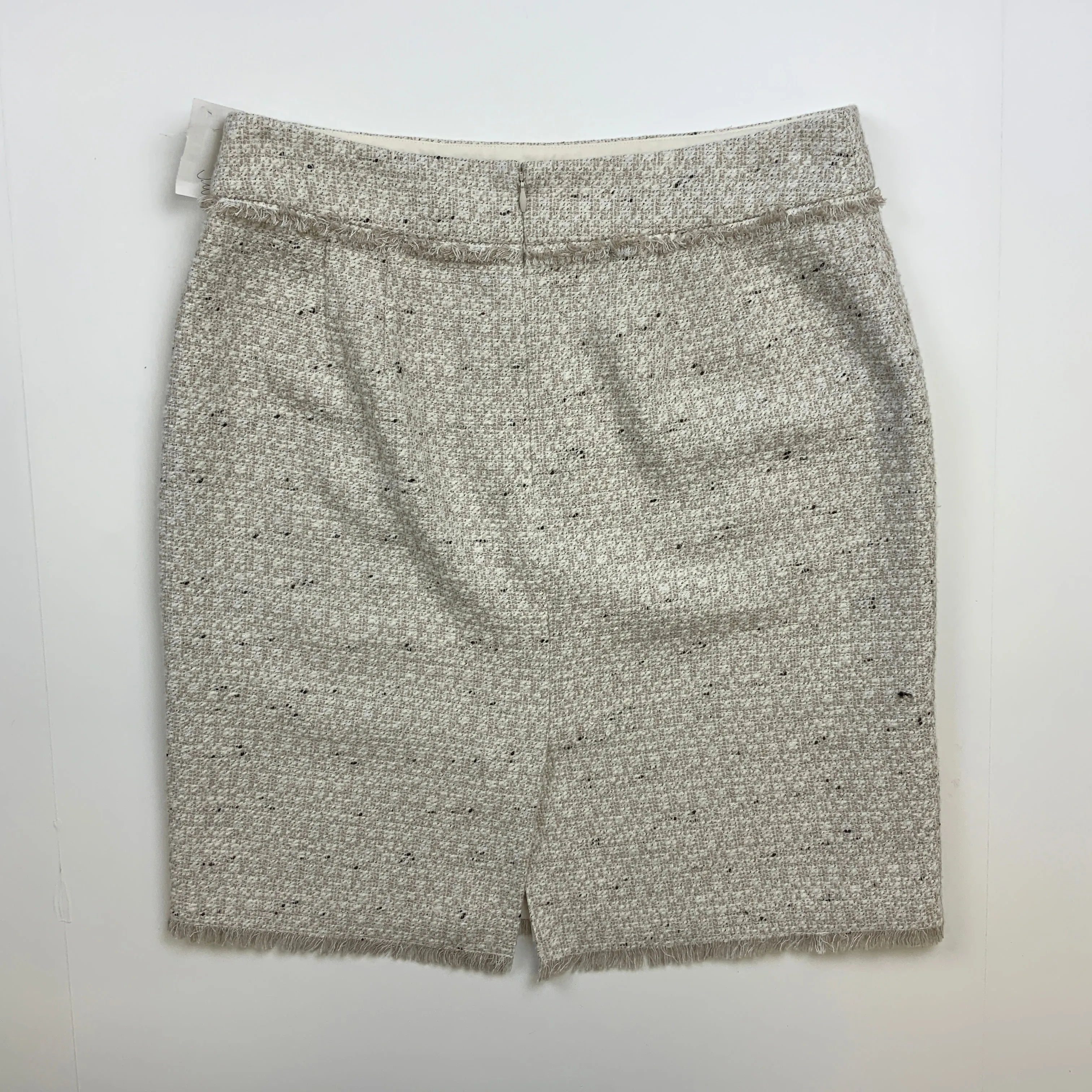 Skirt Midi By Ann Taylor In Cream, Size: M