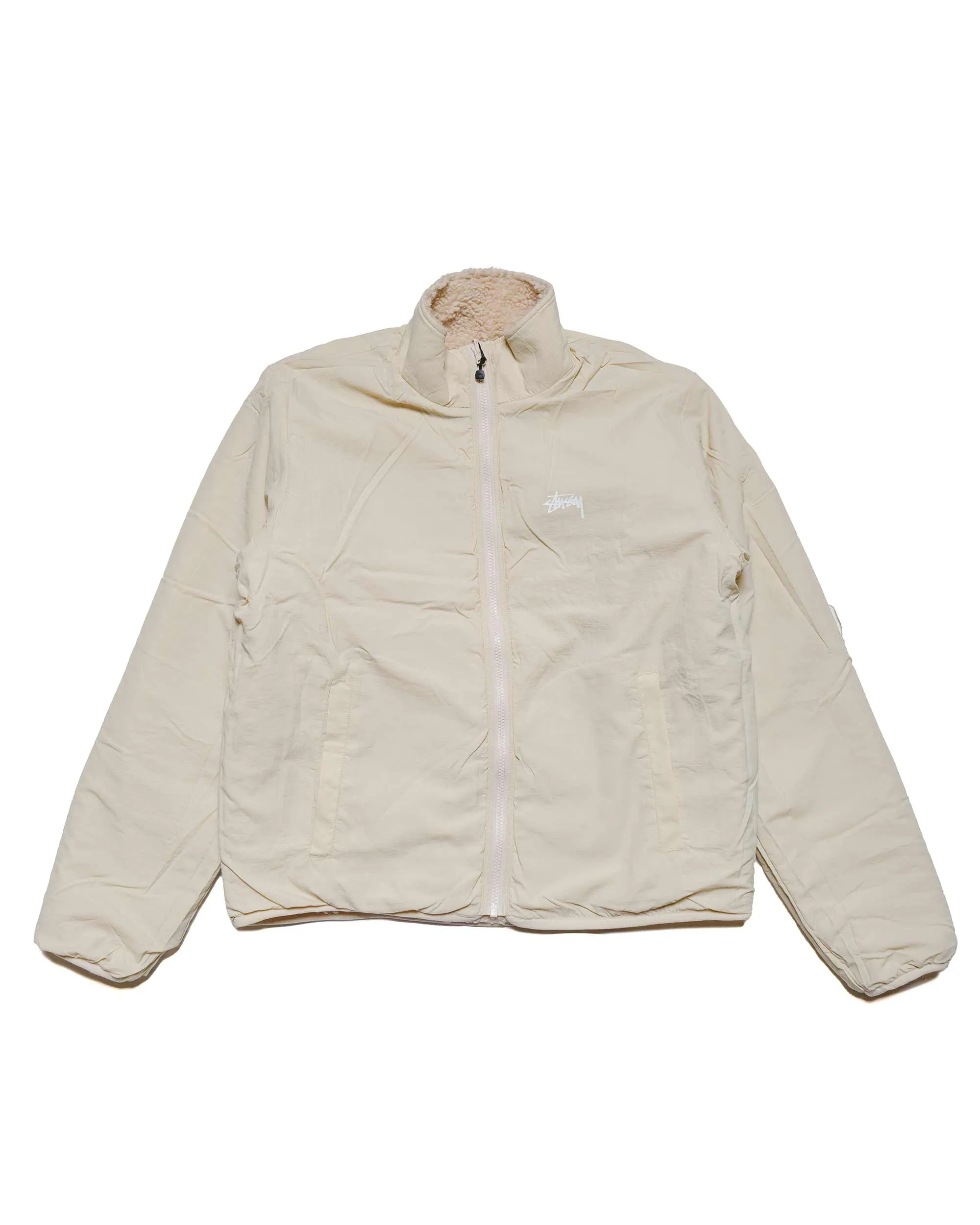 Stüssy Sherpa Reversible Jacket Natural