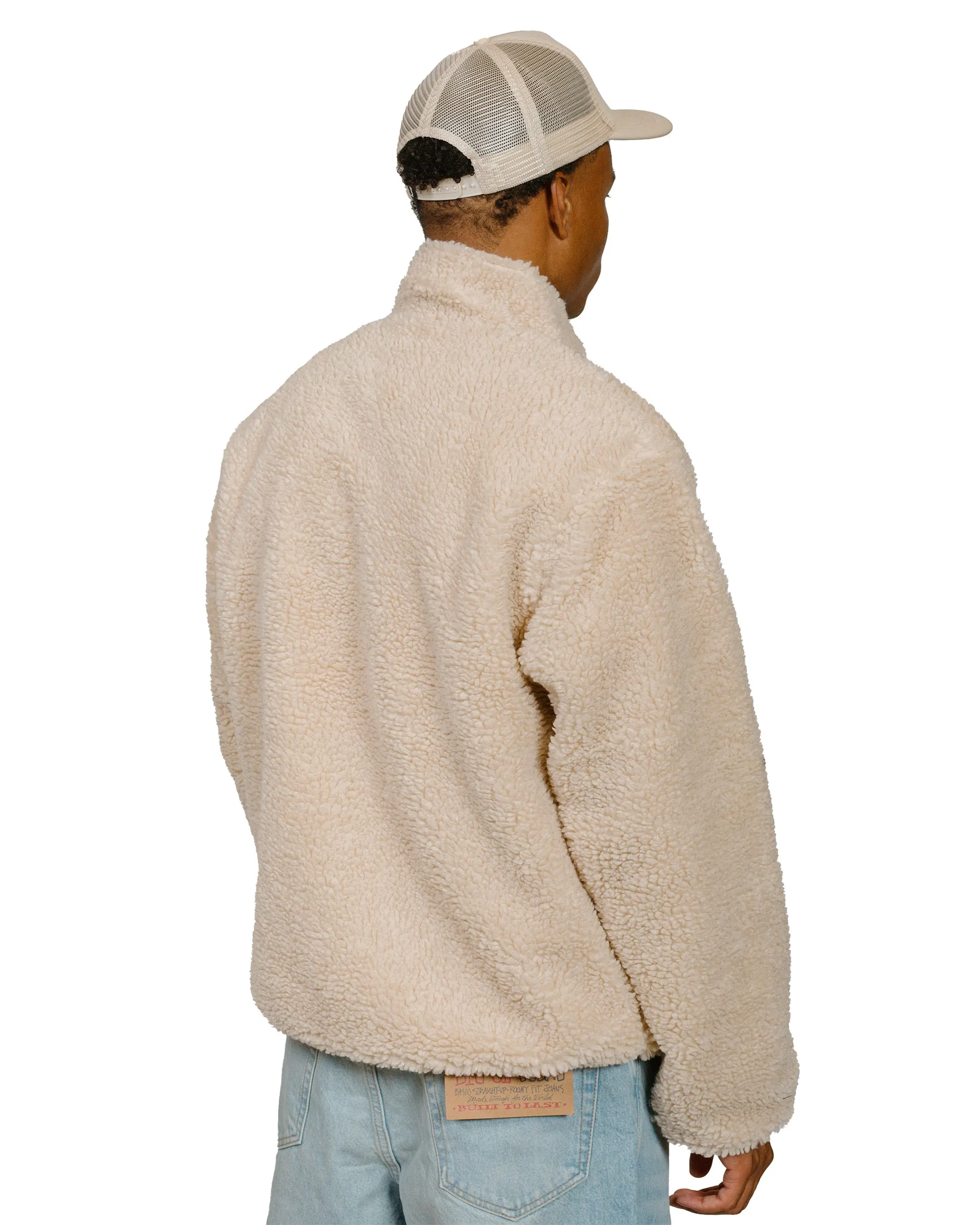 Stüssy Sherpa Reversible Jacket Natural