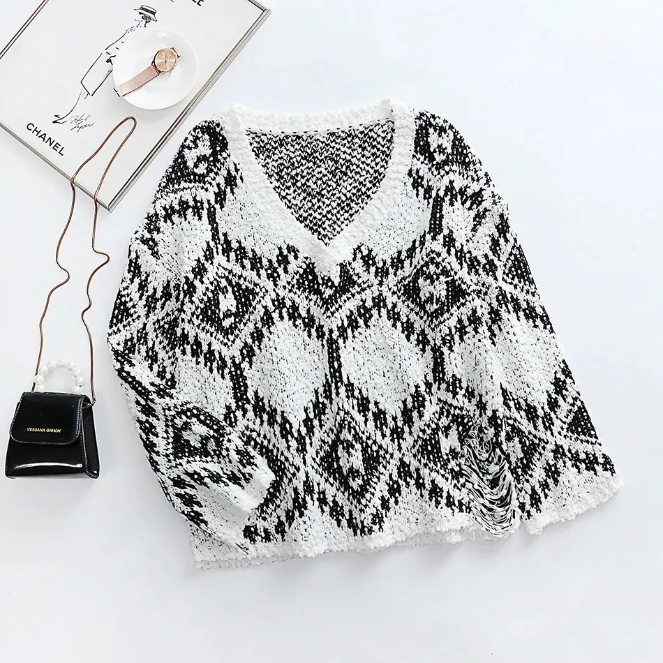 Women's Loose Oversized Knit Sweaters