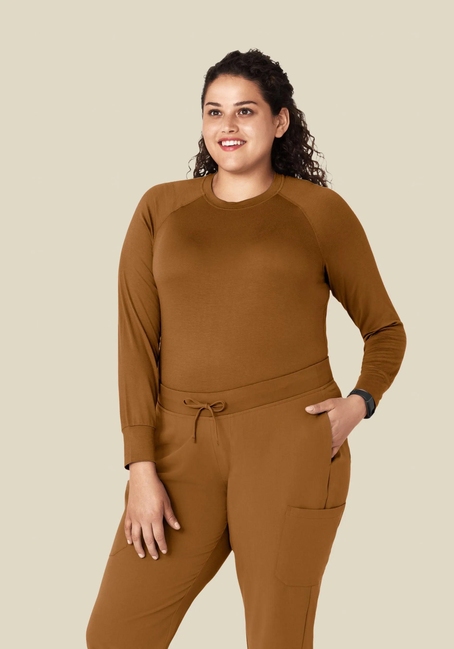 Women's Underscrubs Camel